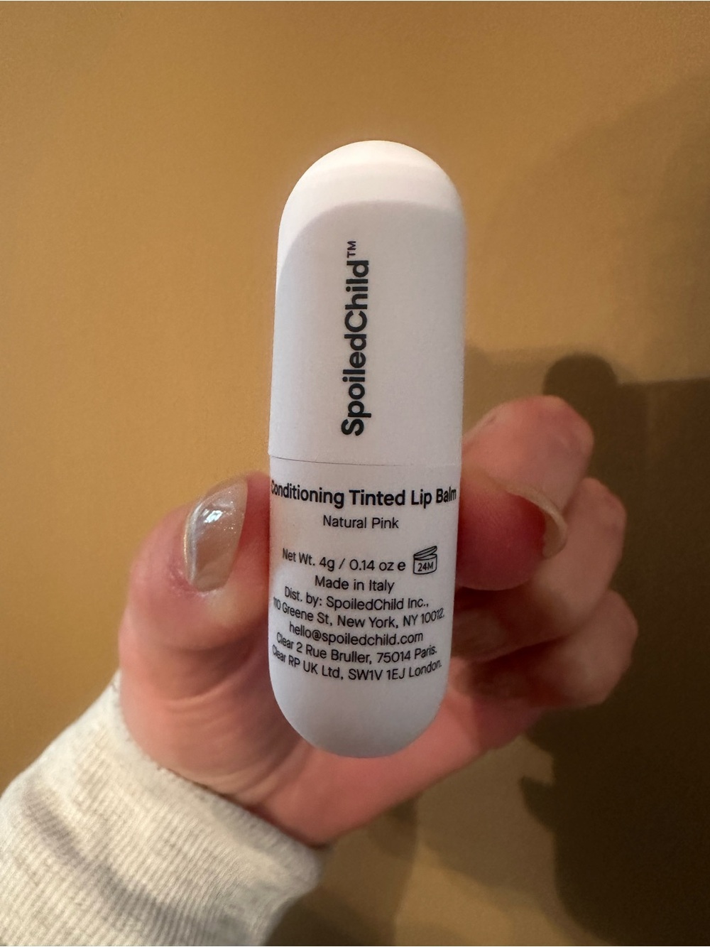 SpoiledChild Natural Pink Conditioning Tinted Lip Balm